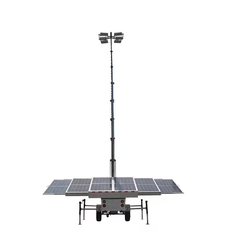 Mobile Solar Light Tower for Mining & Construction