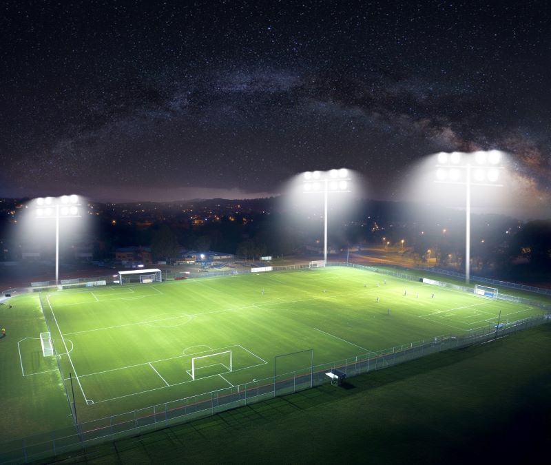 Dark Pluto Series LED Football Pitch Floodlight