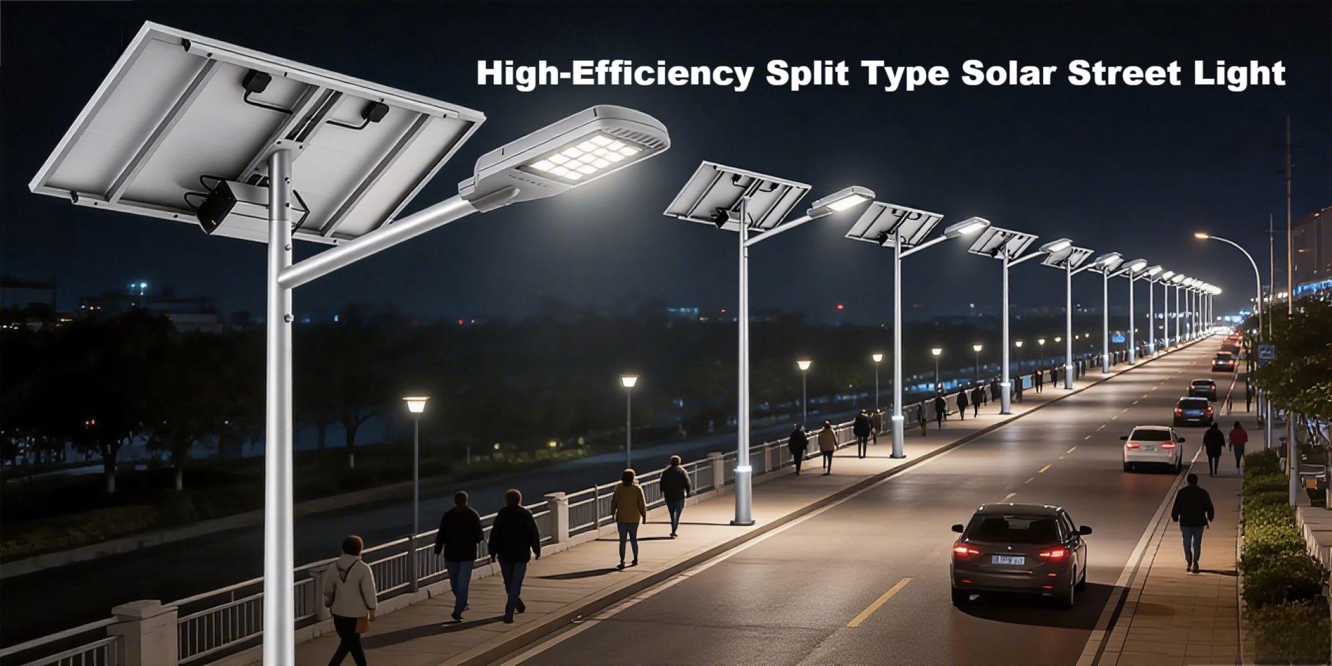 High-Efficiency Split Type Solar Street Light
