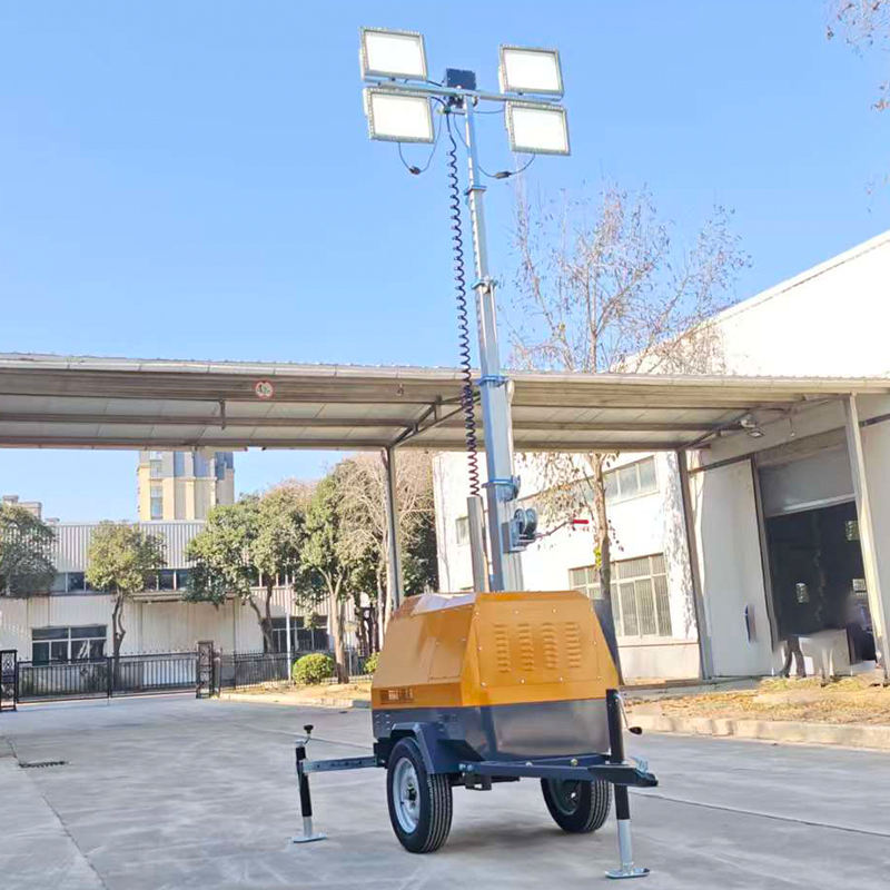 Hydraulic Telescopic LED Mobile Lighting Tower