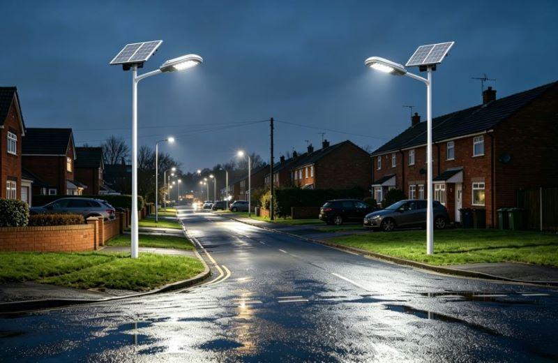 Solar Street Lights for Wigan Residential Communities, United Kingdom
