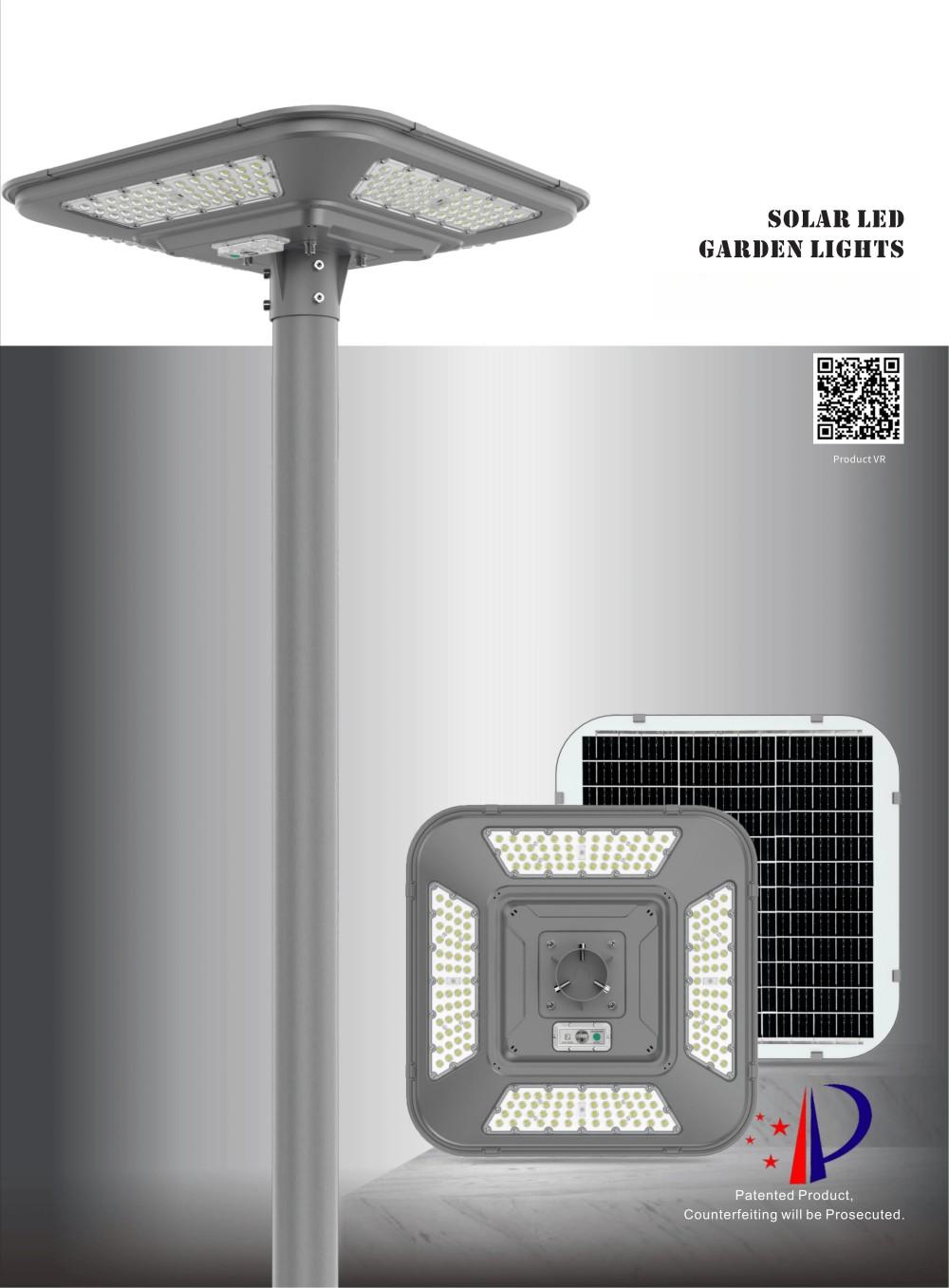 60W-150W die-cast aluminum solar led garden light 60W-150W die-cast aluminum solar led garden light