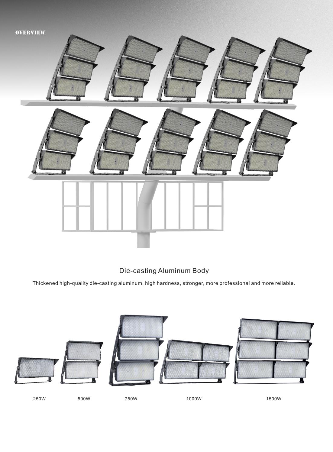 Stadium LED High Mast Light 500W-1000W IP66 Stadium LED High Mast Light 500W-1000W IP66
