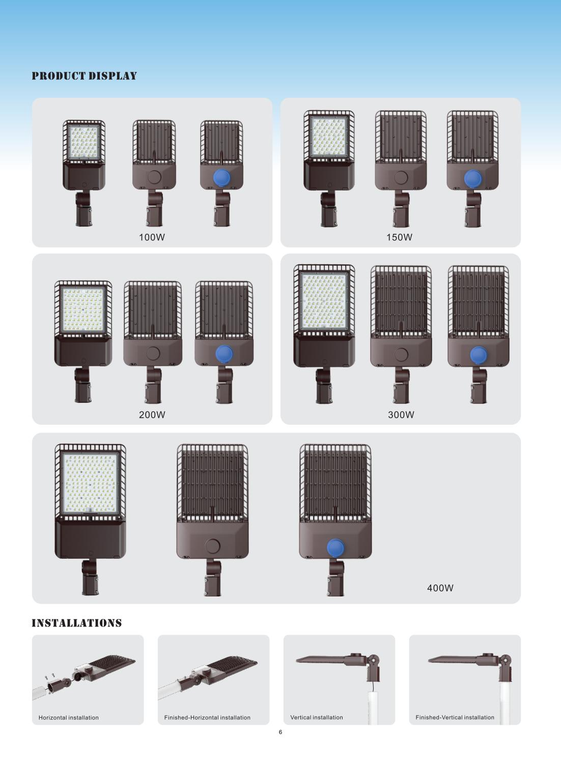 100W/150W/200W/300W/400W Full Range Wall Mount LED Street Lights 100W/150W/200W/300W/400W Full Range Wall Mount LED Street Lights