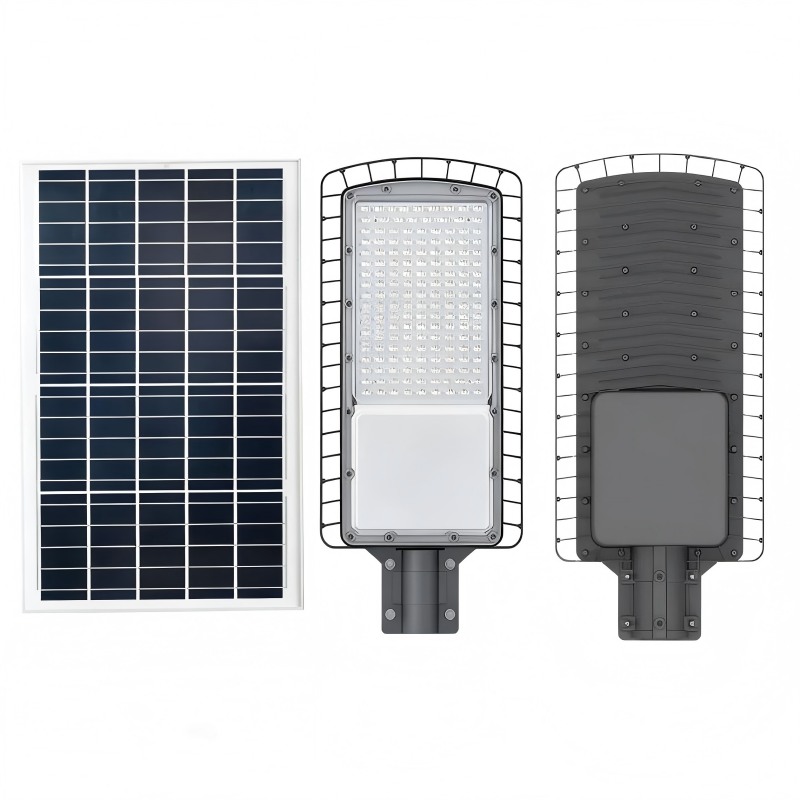 ADC12 housing project solar street lamp