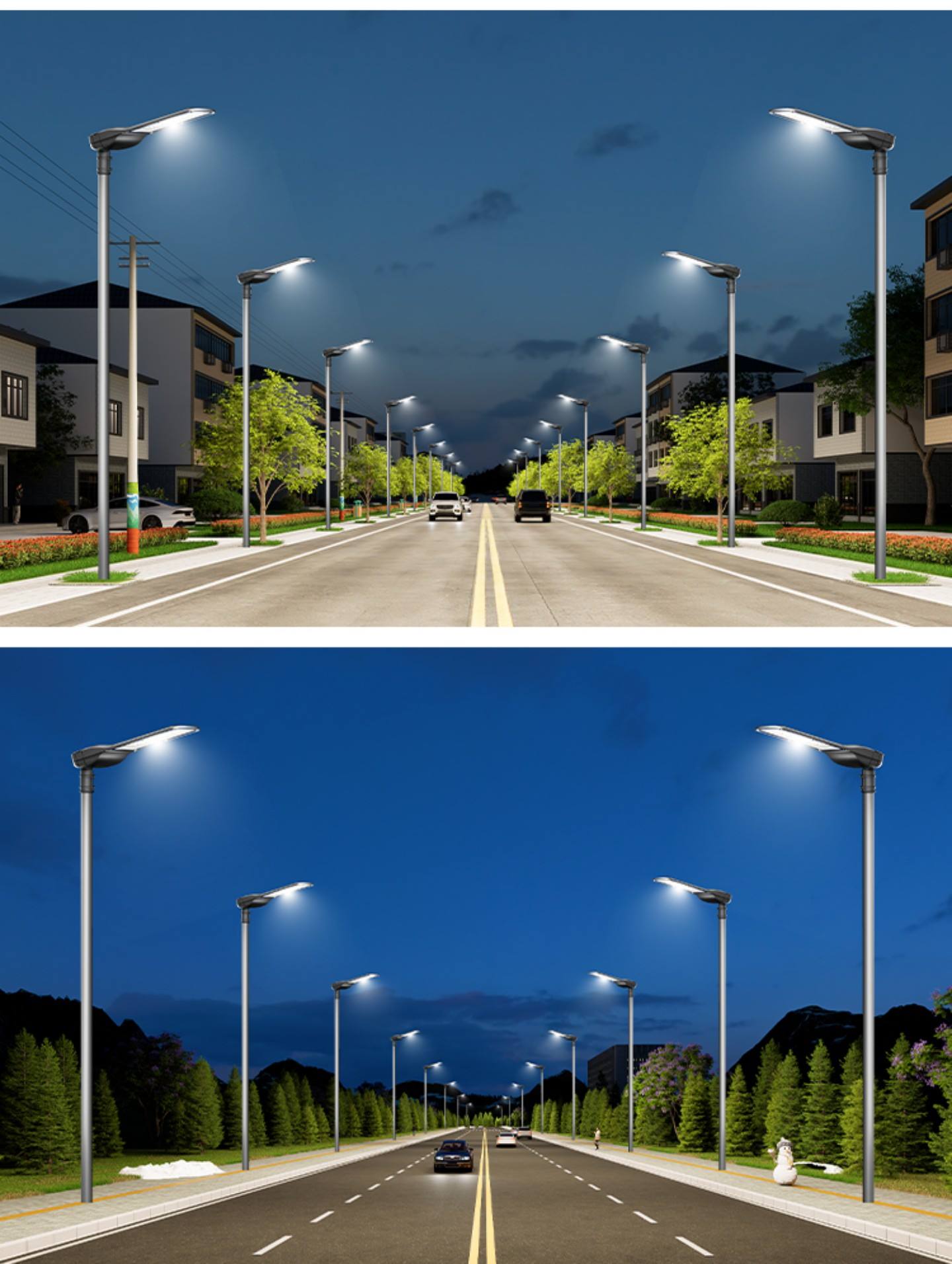TEL LED Street Light for Urban Main Road Project TEL LED Street Light for Urban Main Road Project