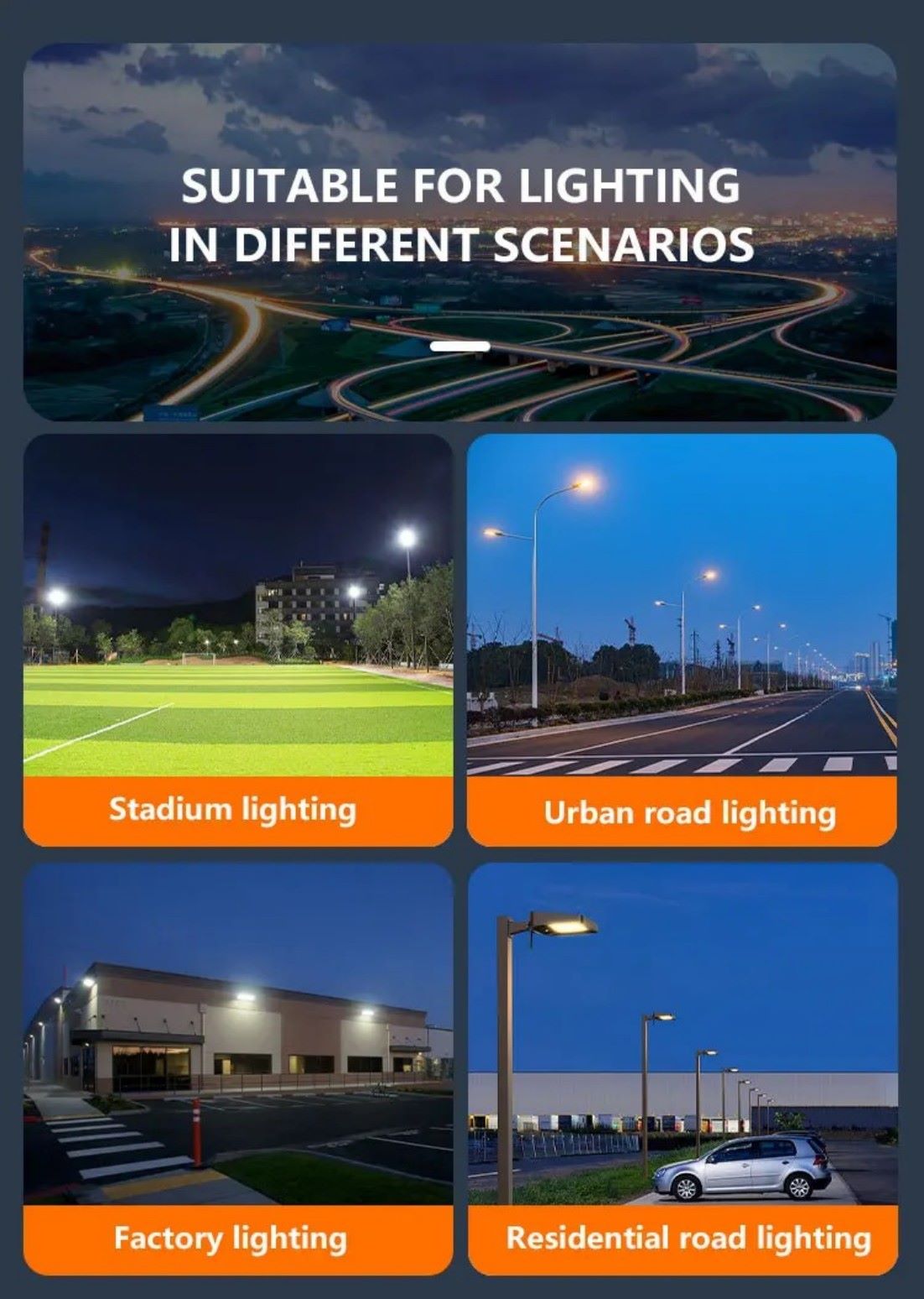 TXL LED Street Light for Urban Main Road Project TXL LED Street Light for Urban Main Road Project
