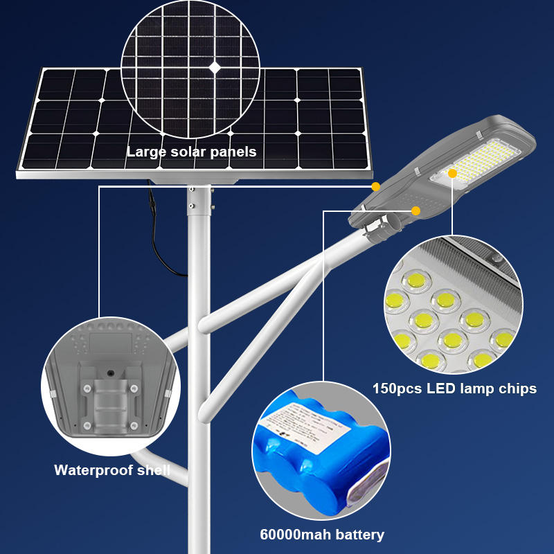 High lumen PPL model solar street lamp