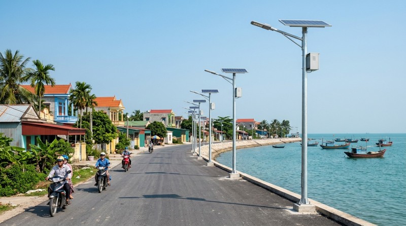 Coastal solar street light Coastal solar street light
