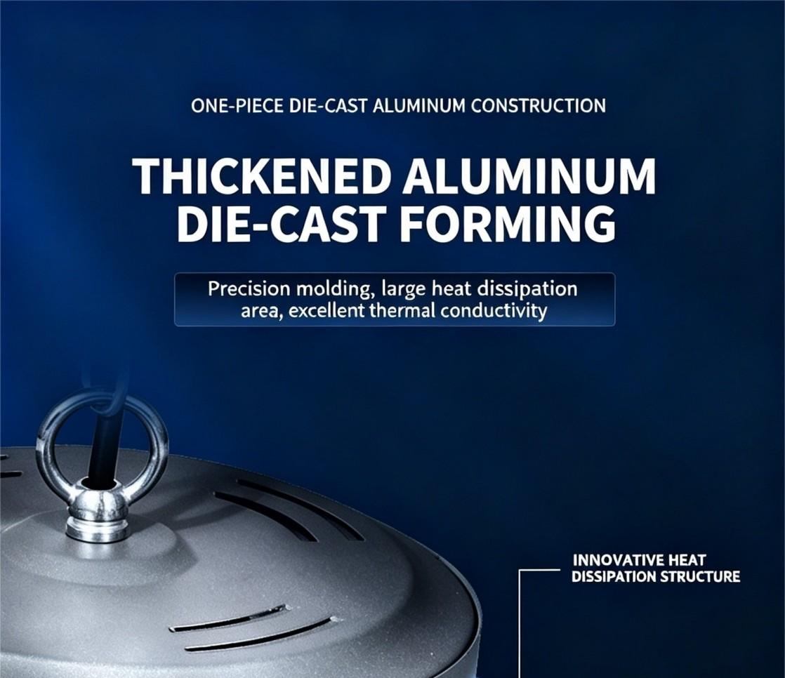 Low Glare UFO High Bay Light Die-cast Aluminum Industrial Lamp Low Glare UFO High Bay Light Die-cast Aluminum Industrial Lamp