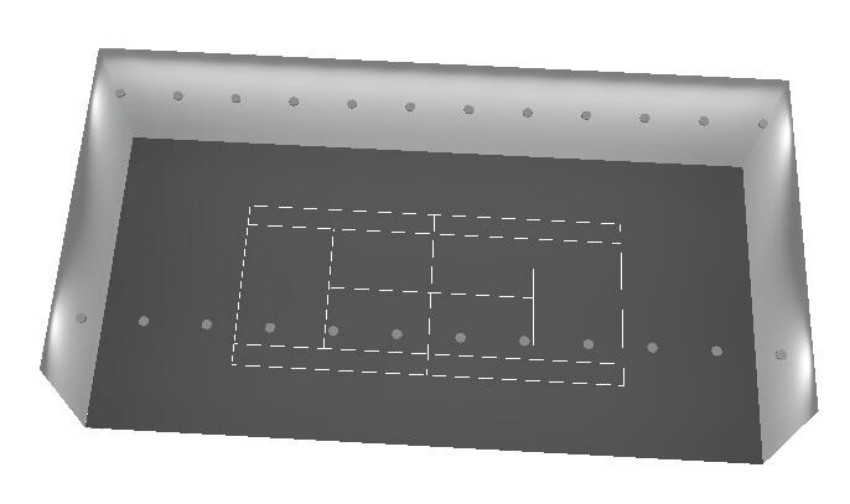 4.single row side lighting layout for dedicated indoor tennis stadium render 4.single row side lighting layout for dedicated indoor tennis stadium render