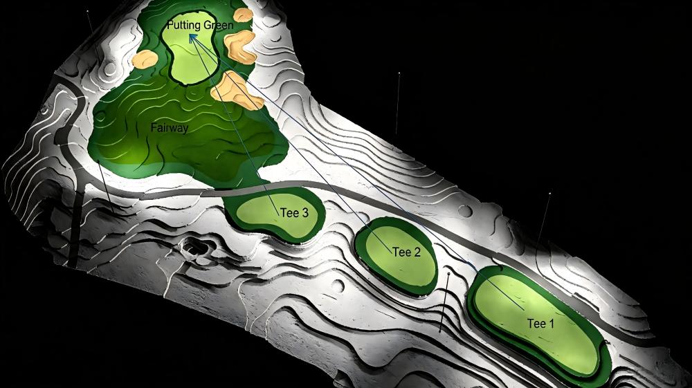 IESNA & HRLUX golf course lighting illuminance uniformity standard parameter table