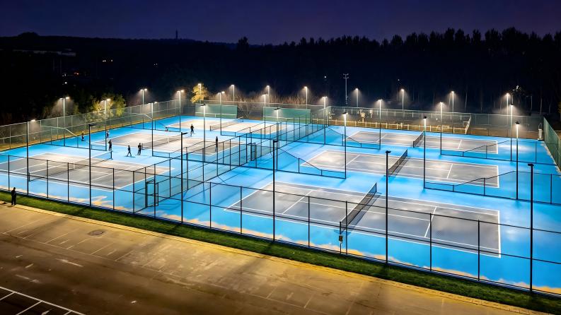How HRLUX Tennis Lighting Cuts Project Costs While Meeting CIE Tournament Standards