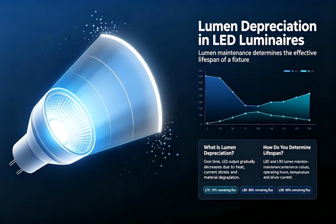 What Is Lumen Depreciation in LED Luminaires？ How Do You Determine Fixture Lifespan？