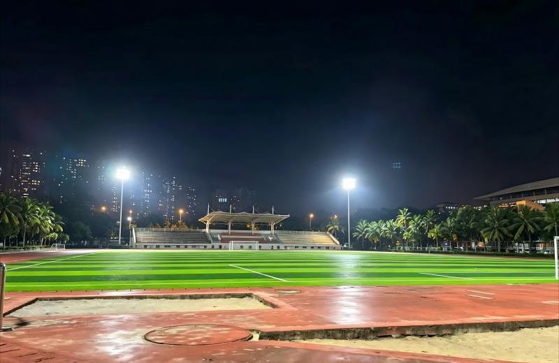 HRMZ500A Modular Stadium Light | Multi-sports Field Lighting Renovation Project Case